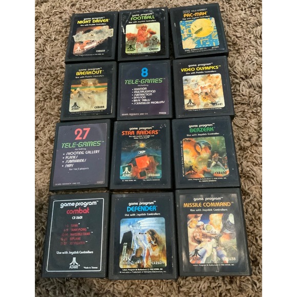 atari Other - Lot of 12 Atari Game Program Video Games